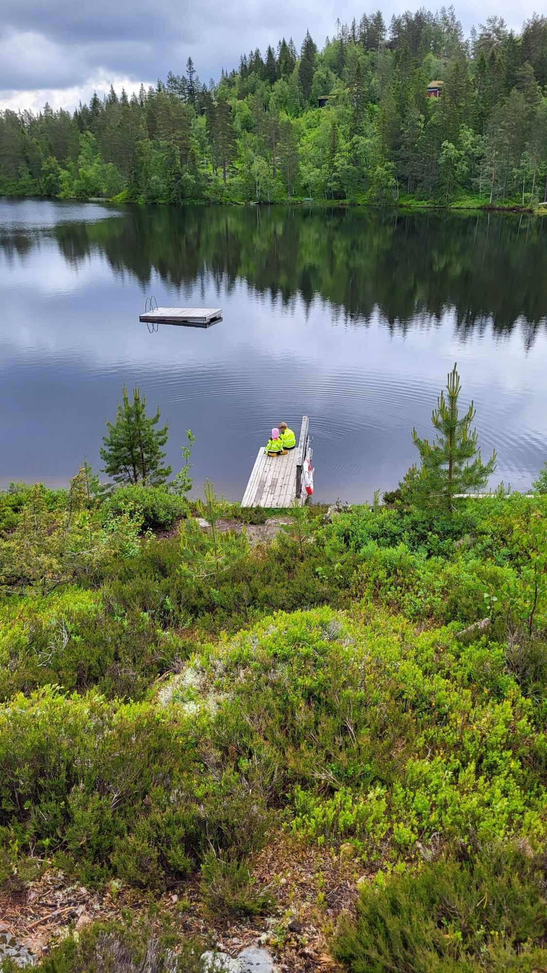 Badeplass en liten gåtur fra hytta Galleribilde