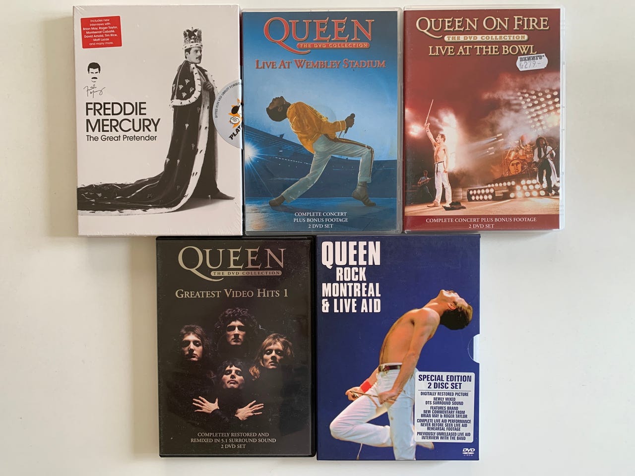 Queen & Freddie Mercury DVD コレクション Queen & Freddie Mercury DVD コレクション