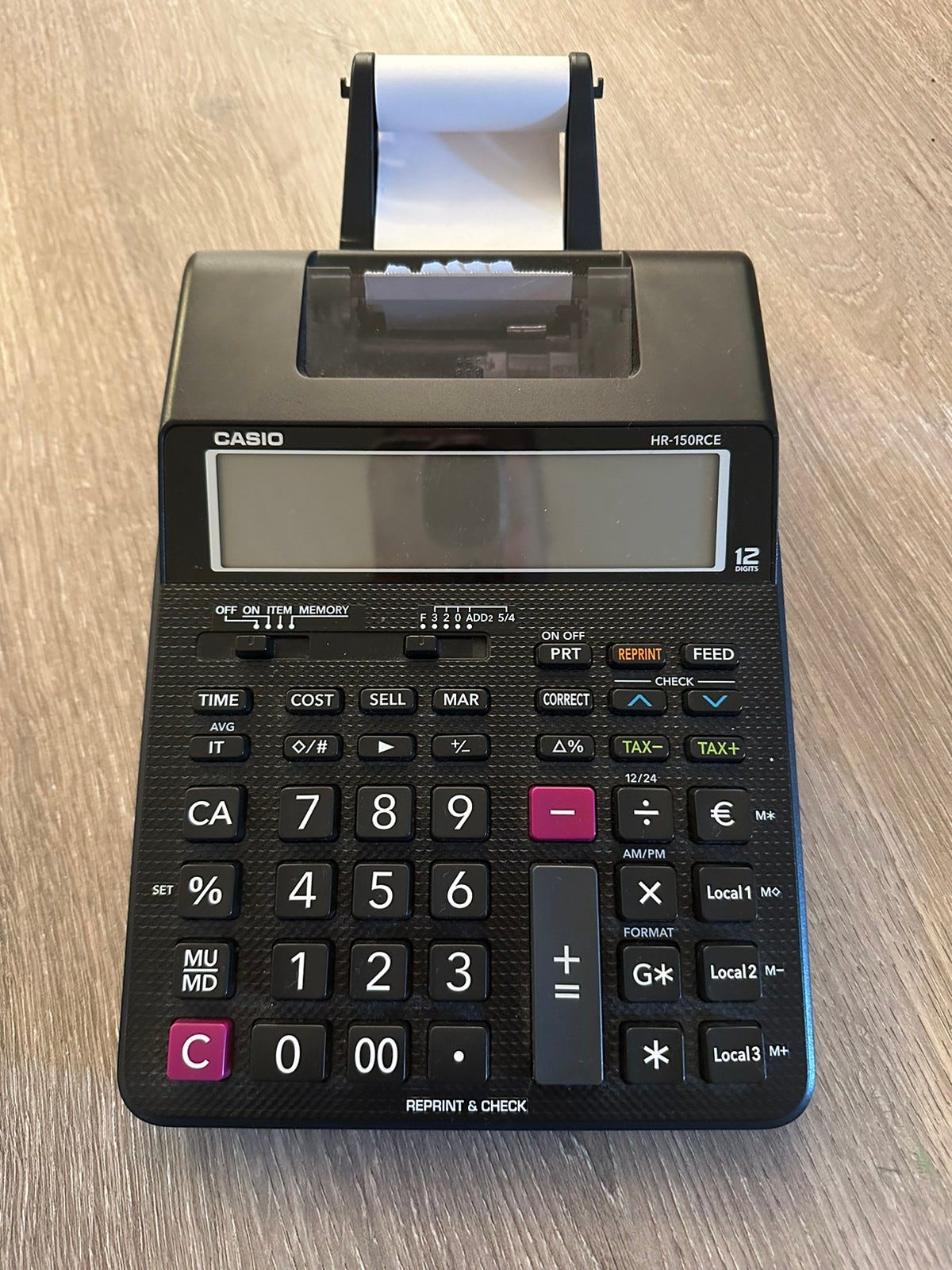 Rouleau Encreur Noir Compatible Olympia 711 PD, CM70, CM701, CM75, CM761 - Pour Calculatrices Et Caisses