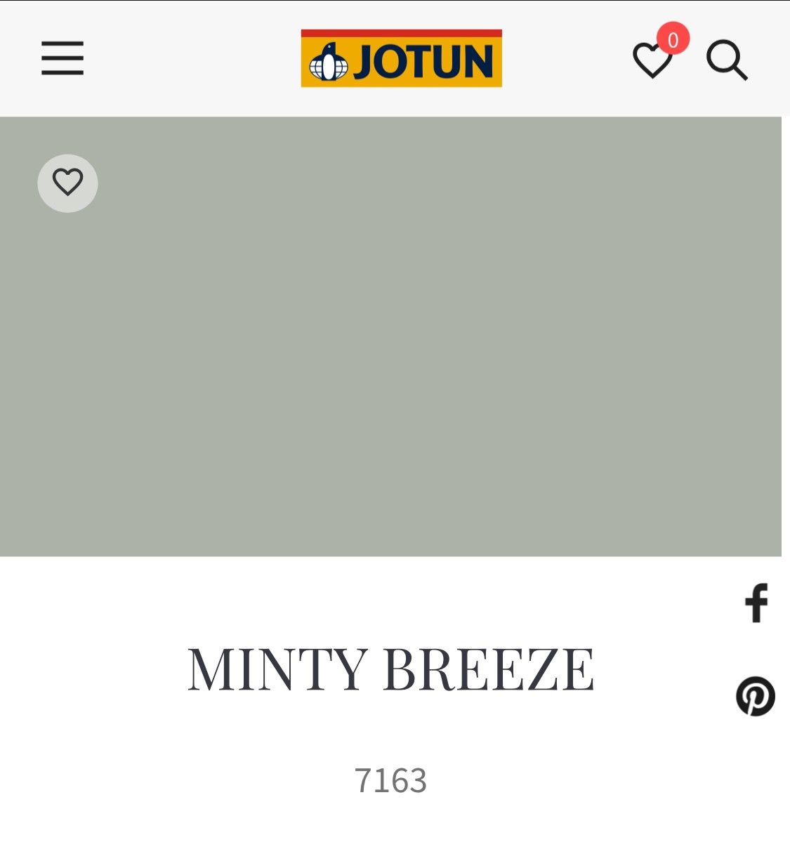 Fargeprøve Jotun «Minty Breeze» | FINN torget