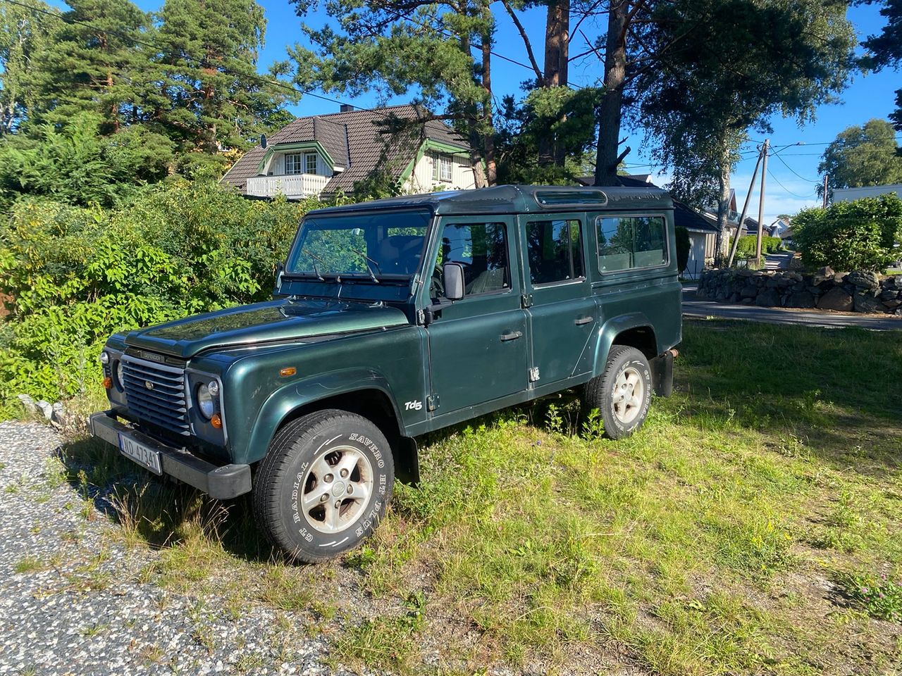 Bruktbil til salgs: Land Rover Defender - 1999 - Grønn - 122 Hk - SUV ...