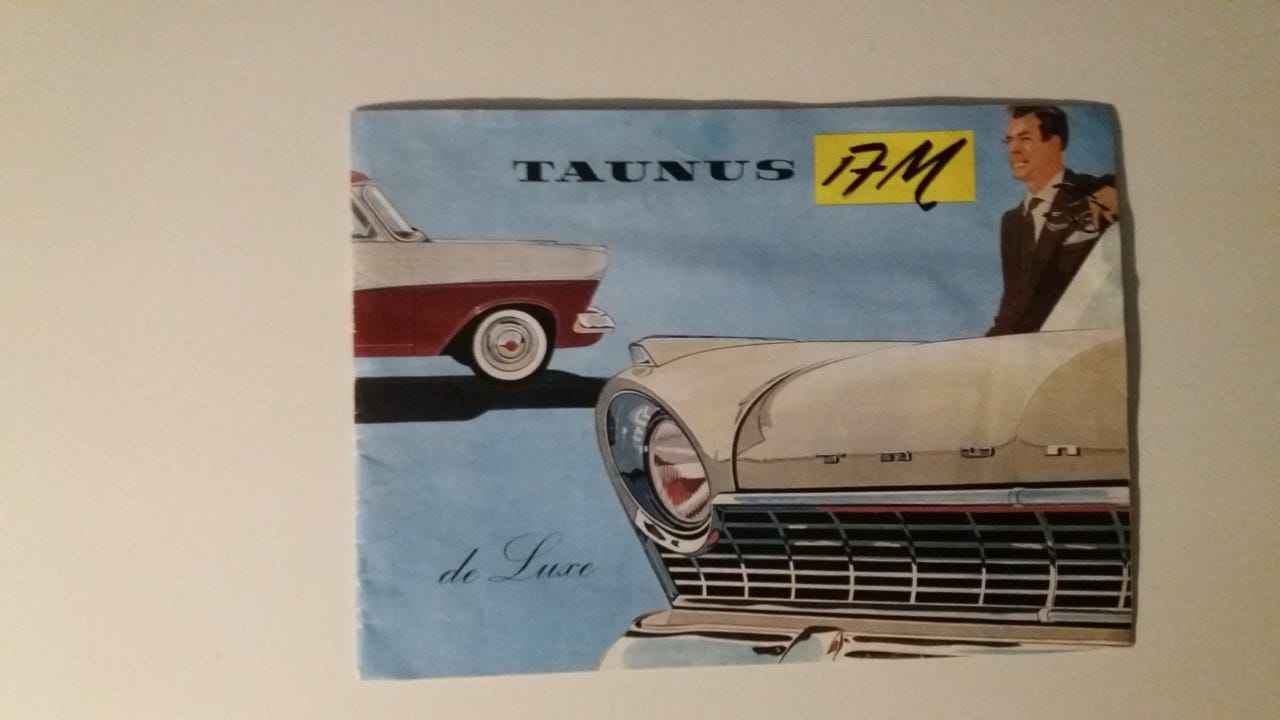 Marklin Ford Taunus 17 M de Luxe No Siku No Tekno No Solido No Dinky No Corgi