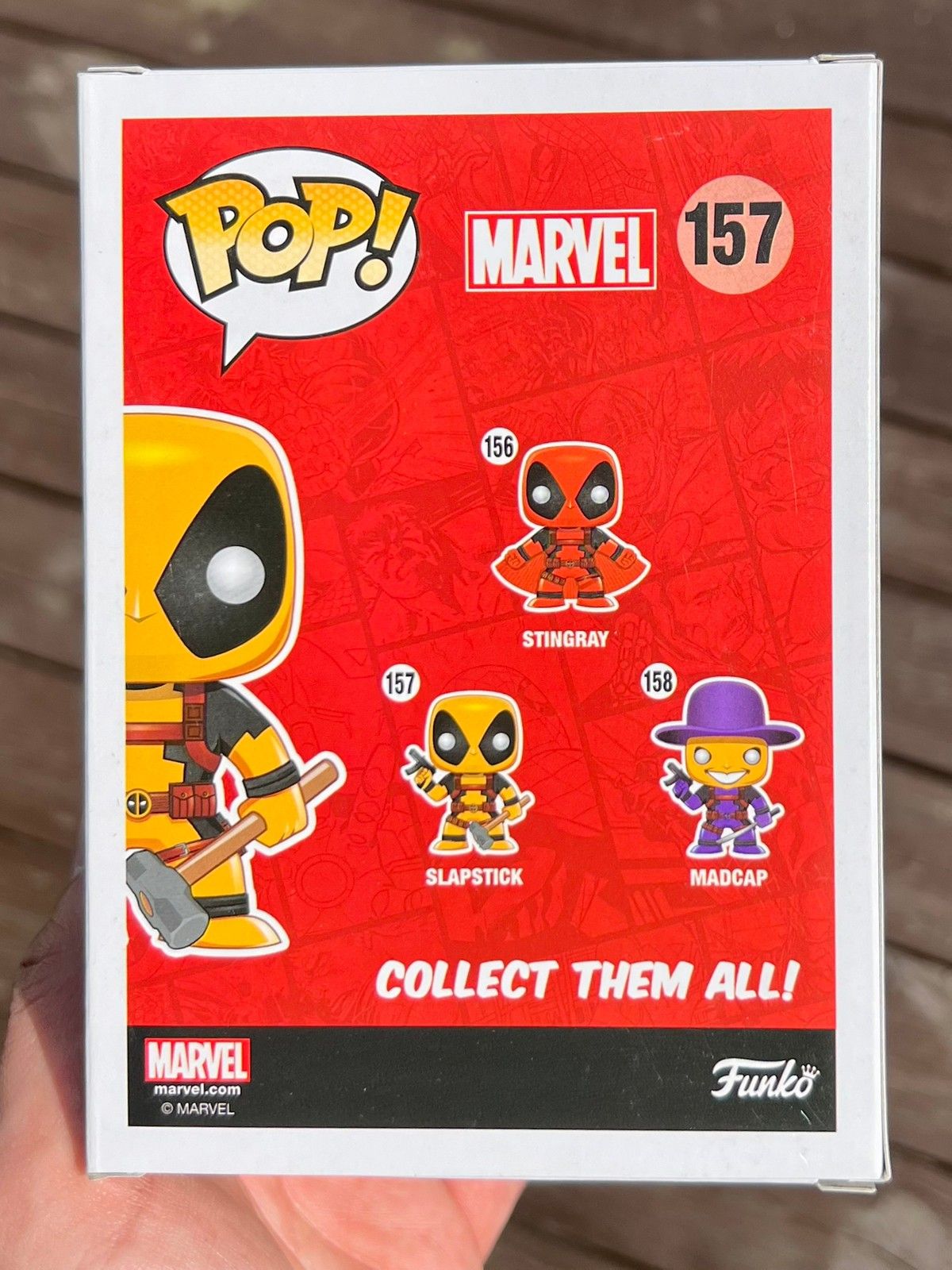 Funko Pop! Slapstick | Deadpool | Marvel (157) Excl. to Hot Topic ...