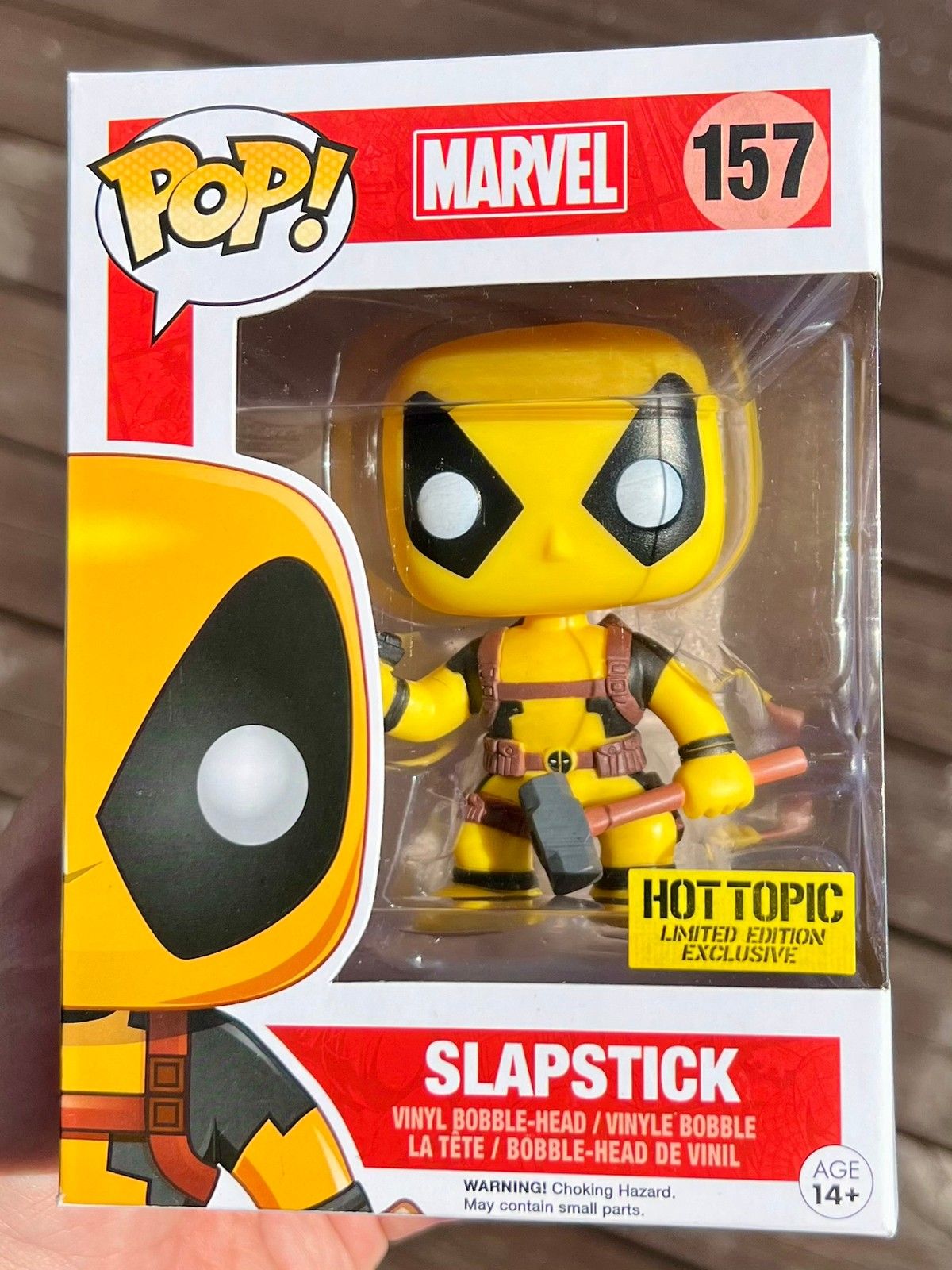 Funko Pop! Slapstick | Deadpool | Marvel (157) Excl. to Hot Topic ...