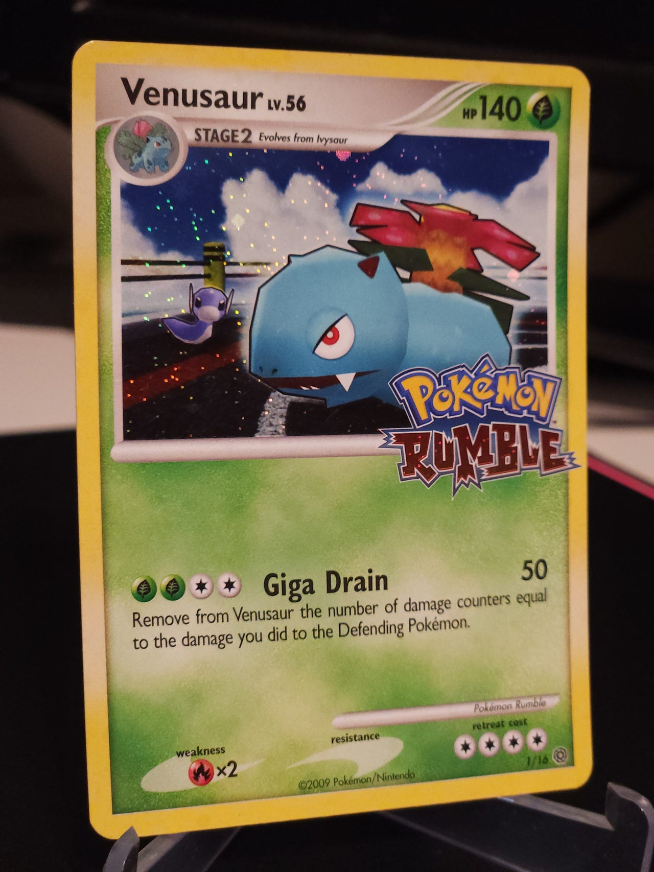 Venusaur Lv.56 1/16 Pokemon Rumble FINN