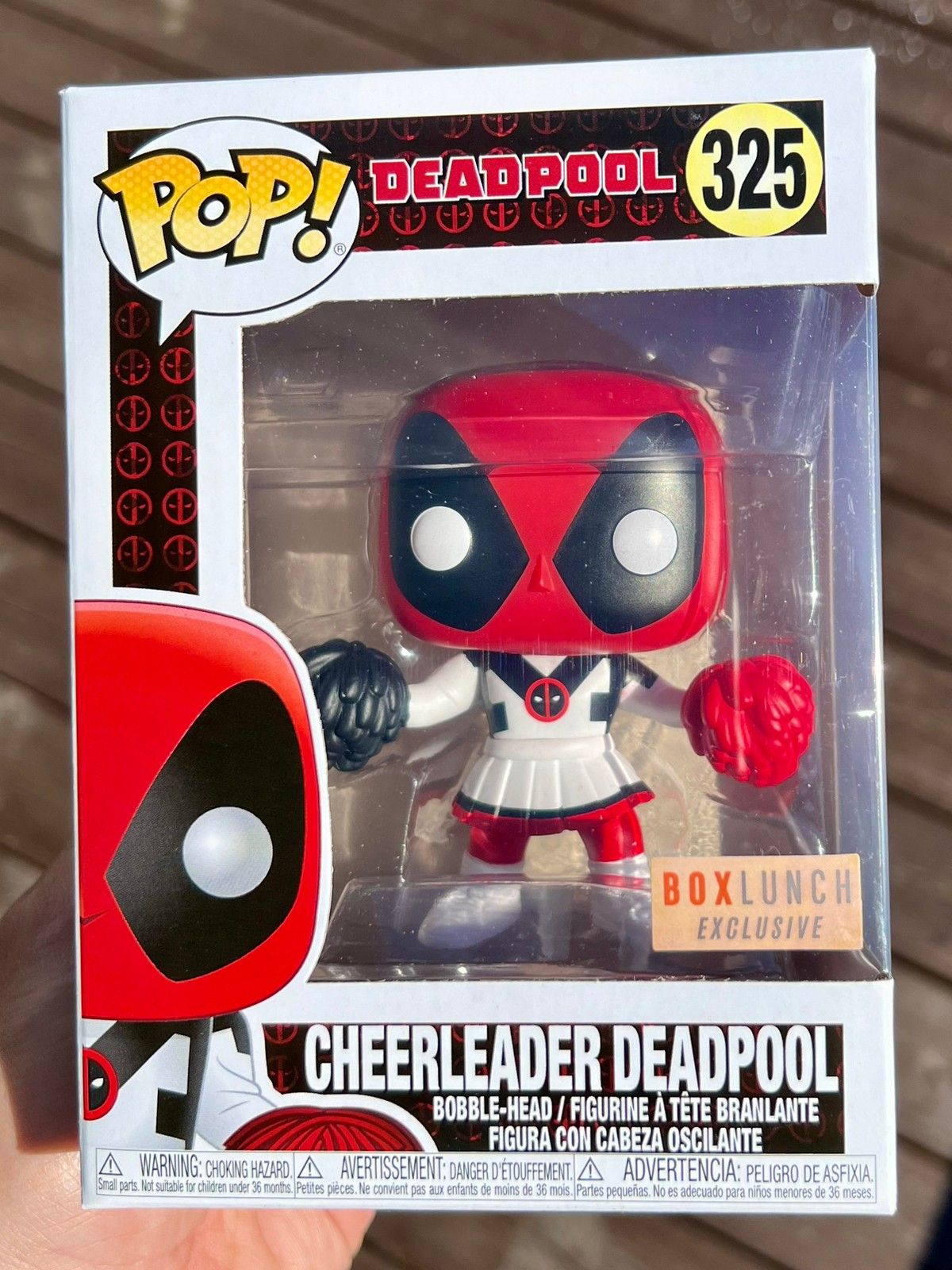 Funko Pop! Cheerleader Deadpool | Marvel (325) Excl. to BoxLunch | FINN ...