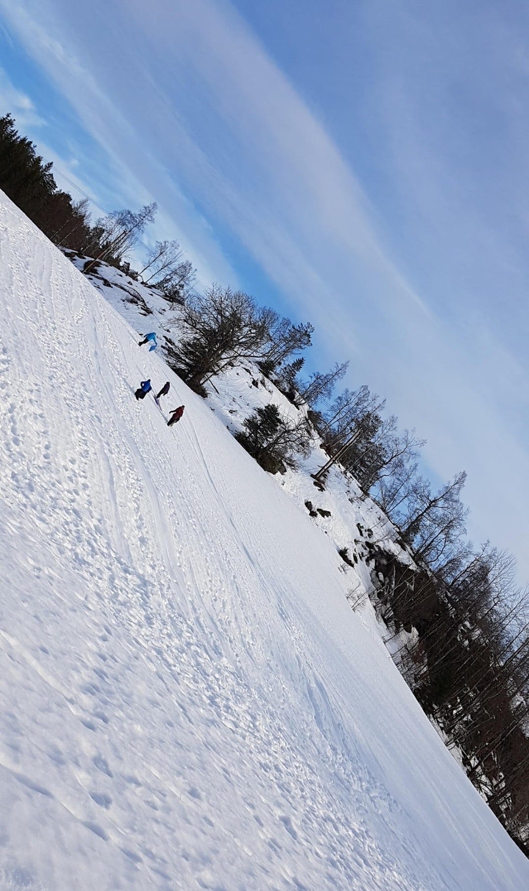 Akebakke på jordet nedenfor hytta Galleribilde