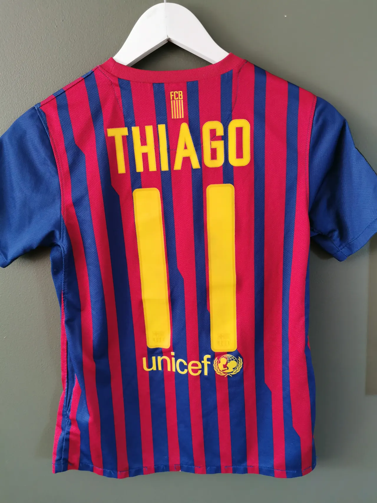 FC Barcelona hjemmetrøye 2011/12 med Thiago 11. FD125 | FINN