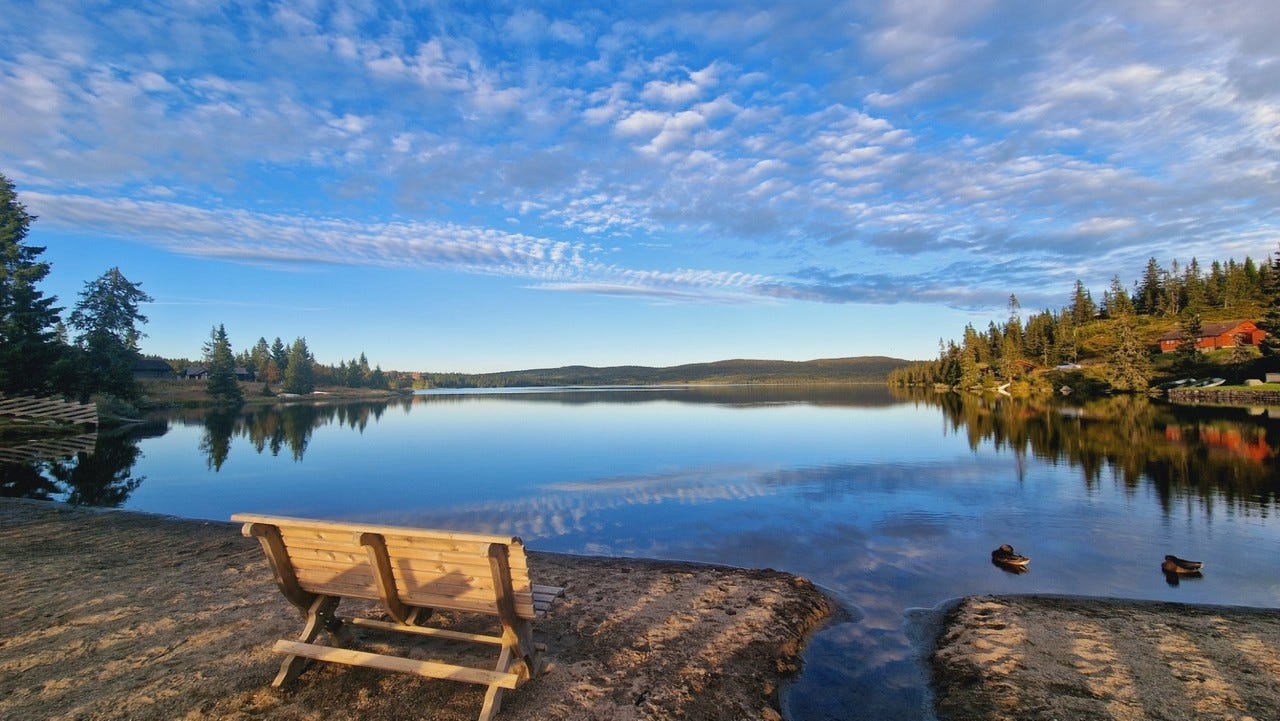 Sommer og høst er nydelig på Sjusjøen Galleribilde