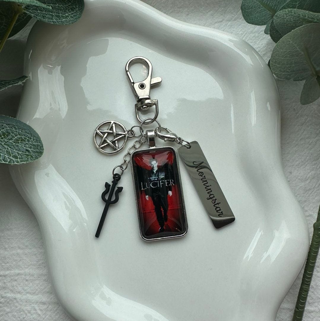Lucifer Morningstar nøkkelring FINN-torget