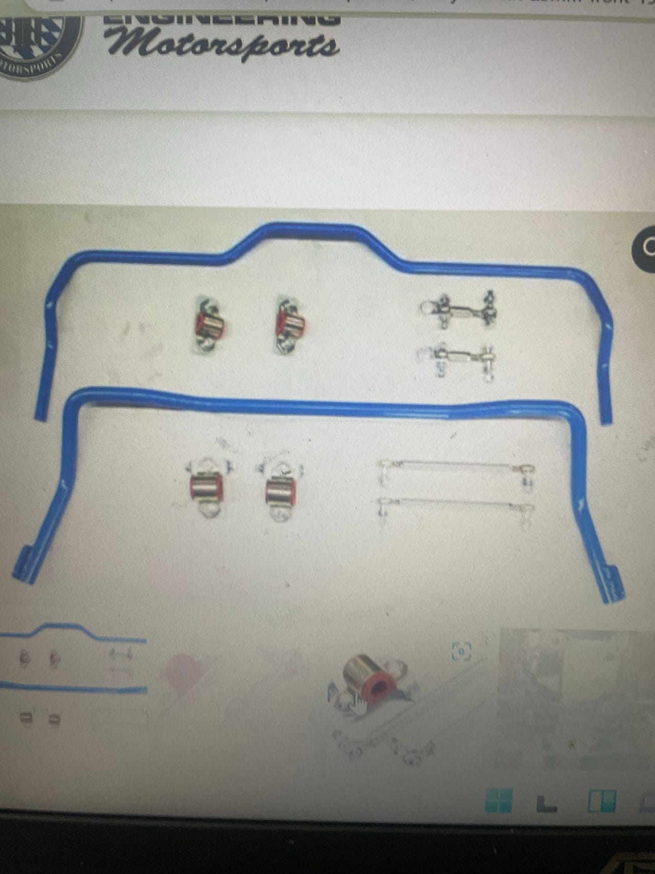 Bmw e28 sway bar kit FINN