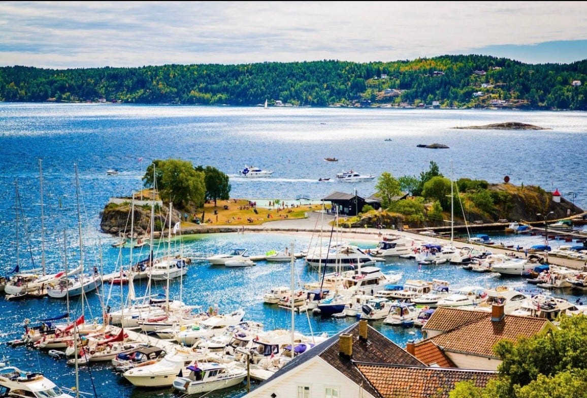 3-5 minutter å gå til badeplass, Gunnarsholmen Galleribilde