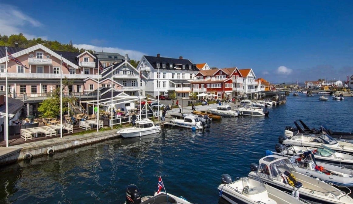 Kragerø sentrum Galleribilde