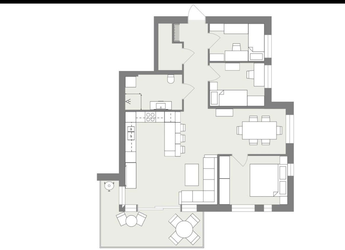 Planskisse Galleribilde