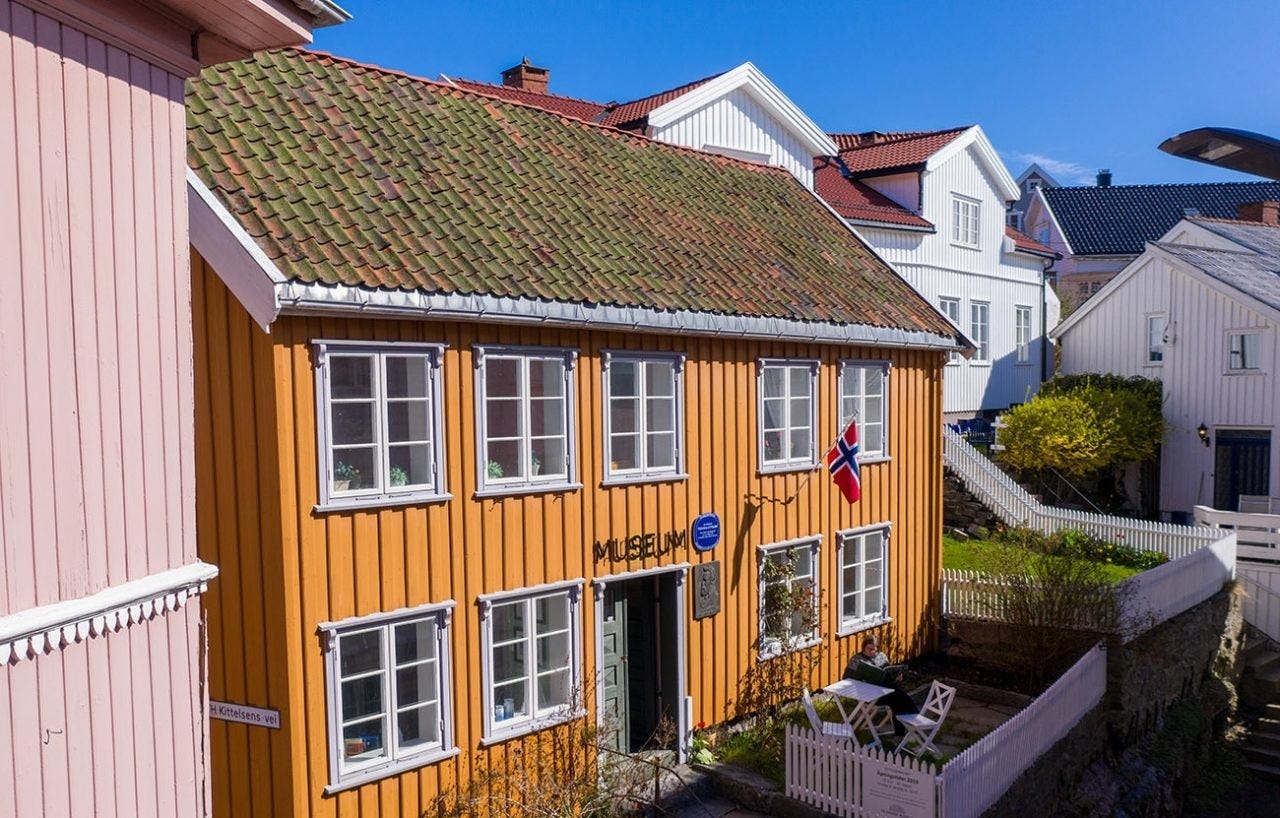 Kragerø sentrum Galleribilde