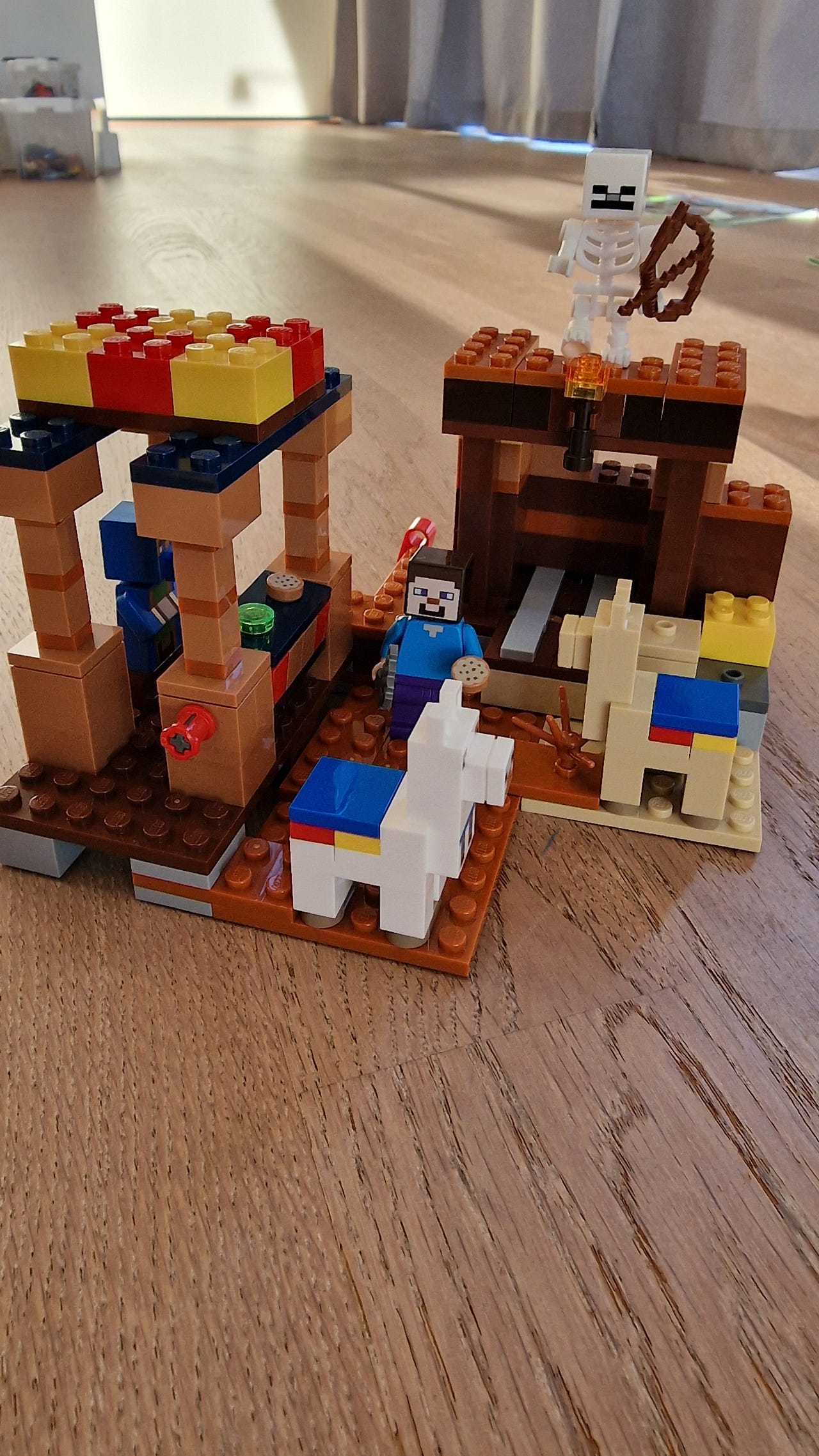 Wandering Trader Lego Minecraft The Trading Post 21167 Lego