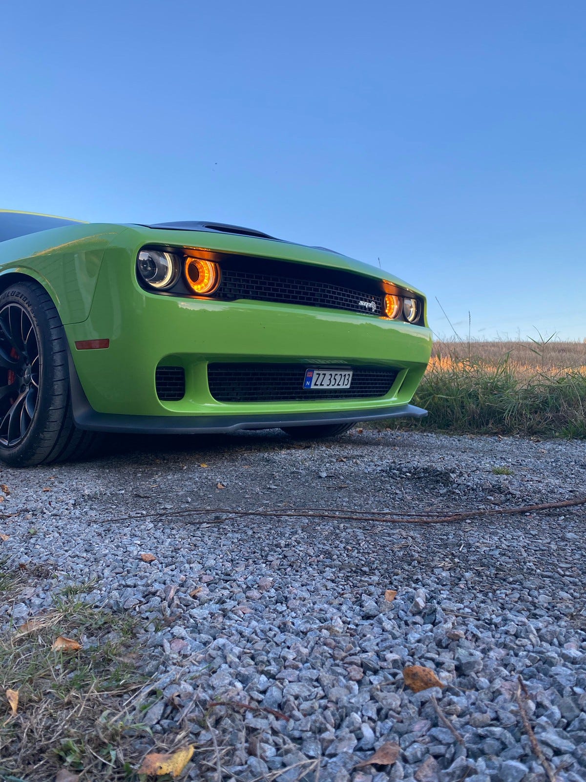 Bruktbil til salgs Dodge Challenger 2015 Grønn 717 Hk Coupe
