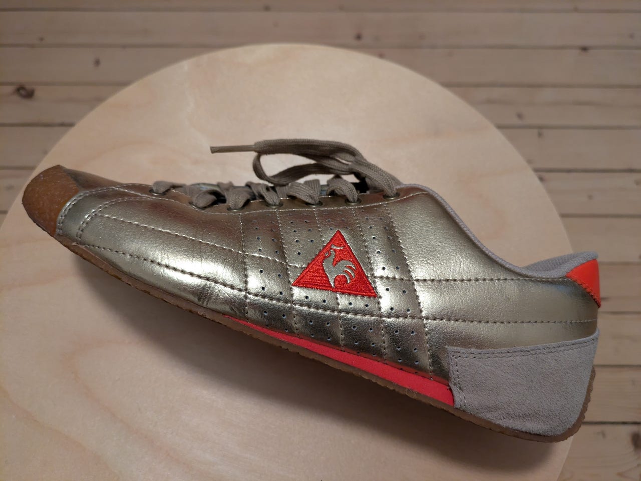 Short De Course Le Coq Sportif Vintage Années 70 Rouge Taille S Femme