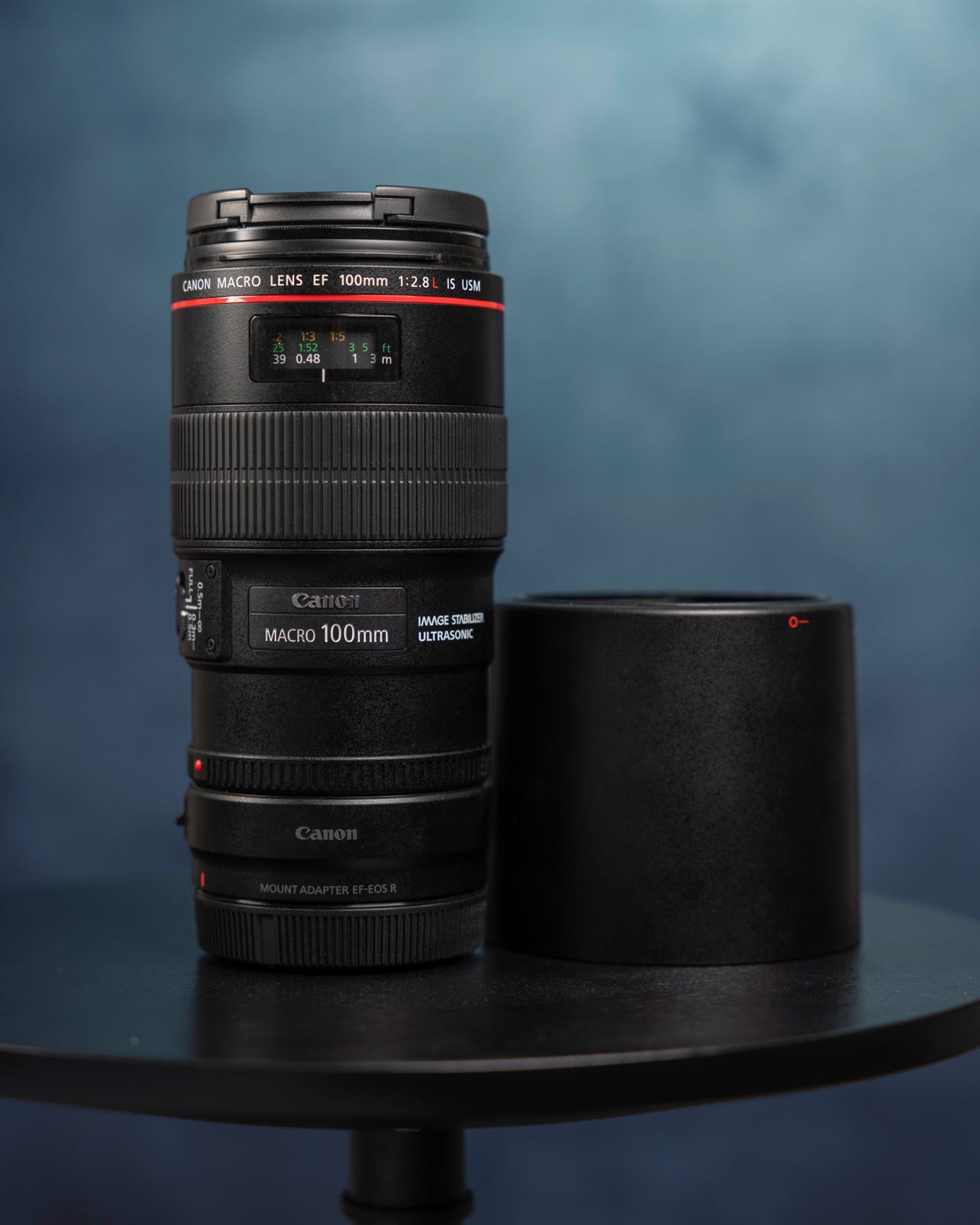 Supporto Per Treppiede In Metallo Per Obiettivo Canon EF 100mm F/2.8L IS USM Macro – Anello Collare D Con Attacco 1/4"