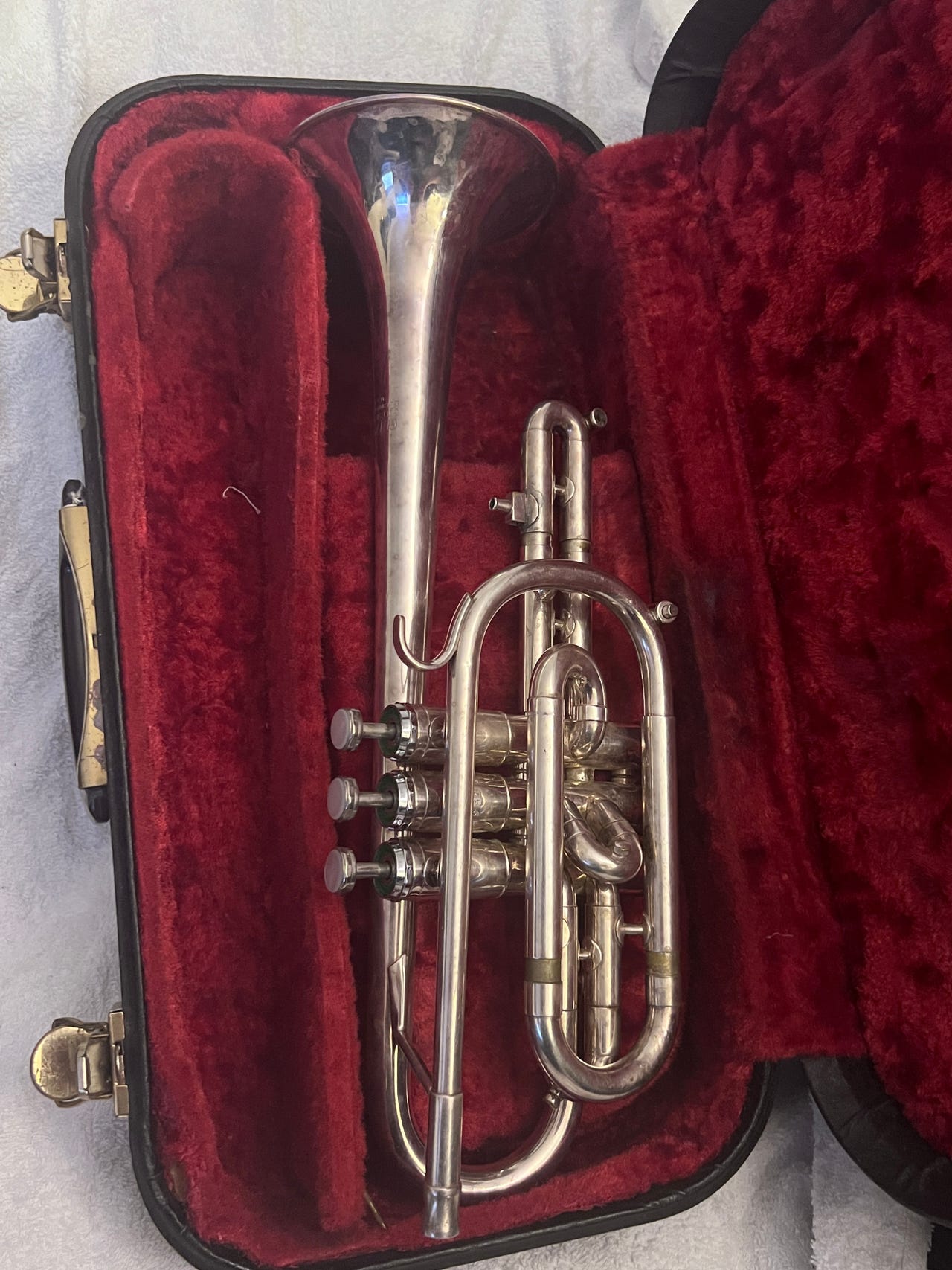 Brukt Getzen 300 Series Elkhorn , Wis U.S.A Trumpet Serial # M9361