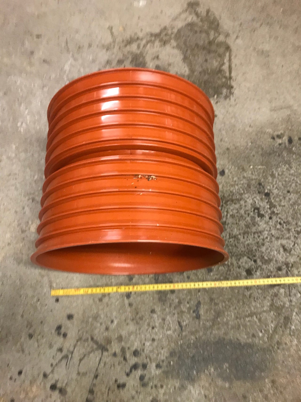 300mm drensrør Kaczmarek K2-KAN Rør 300/90 mm Oransje PP | FINN-torget