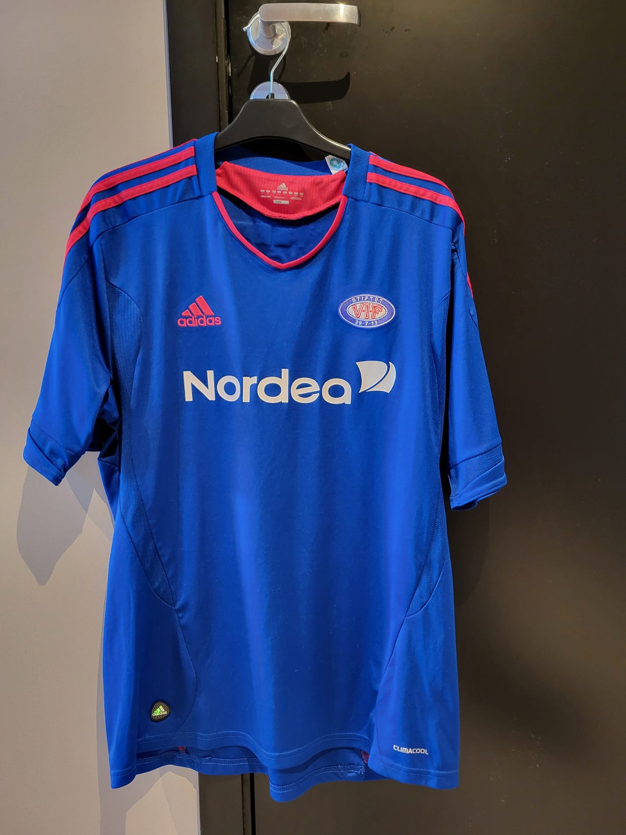Maillot Adidas Valerenga 2011 – Taille M, Bleu, Vintage Avec Flocage #3 – Occasion Bon État