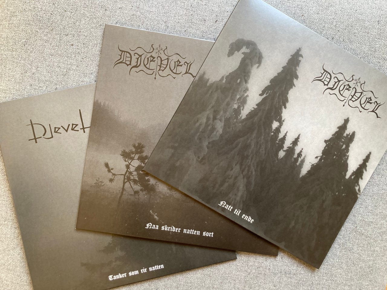 DJEVEL - Natt Til Ende LP (GREY)