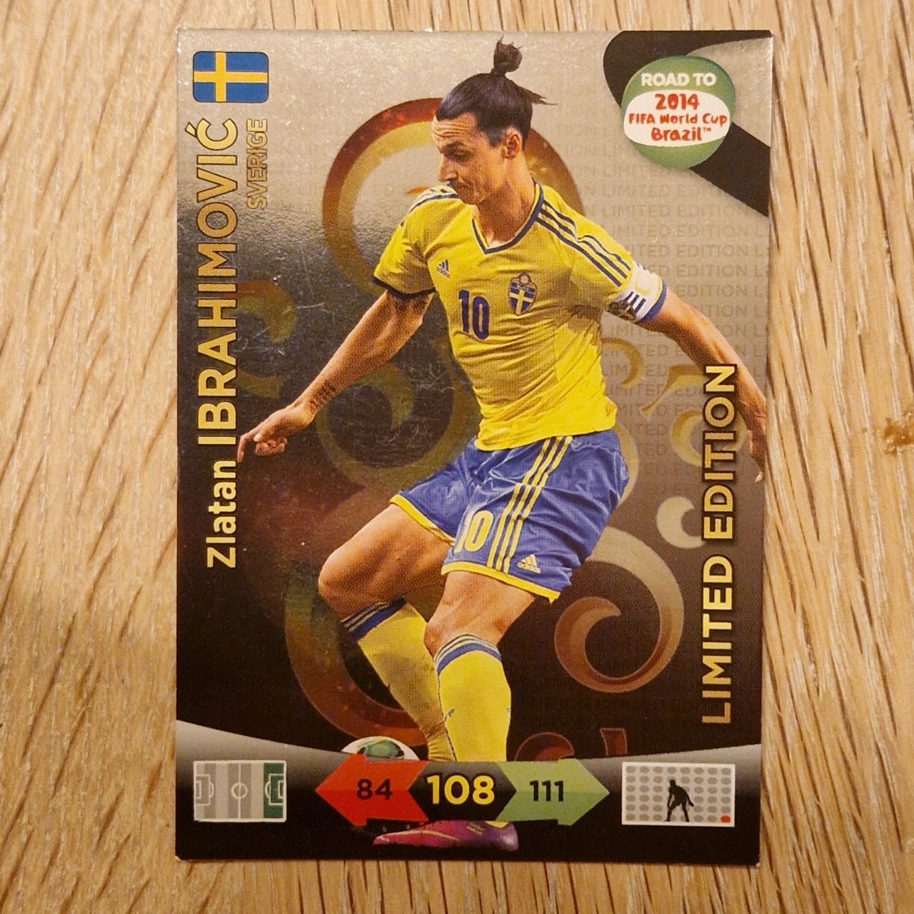 zlatan ibrahimovic limited edition card 2014/2015 Panini Adrenalyn Champions League EXCLUSIVE MINT! Rare Imported from Europe! Shipped in Ultra Pro Top Loader! : Sports & Outdoors Zlatan Ibrahimovic Limited Edition 2014