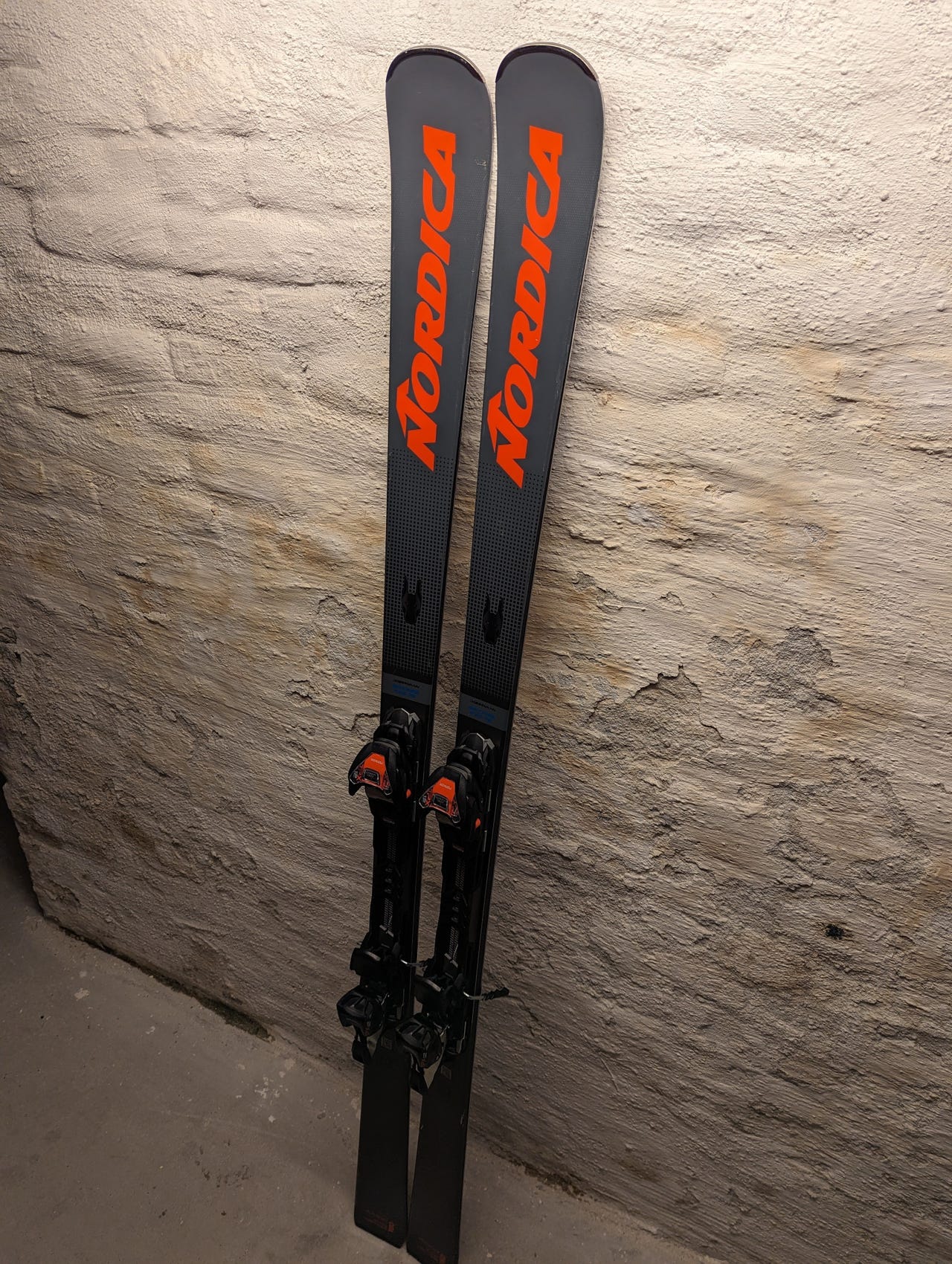 Ski Nordica Dobermann Spitfire Pro + Fixations - Occasion Homme, Rouge, >170cm
