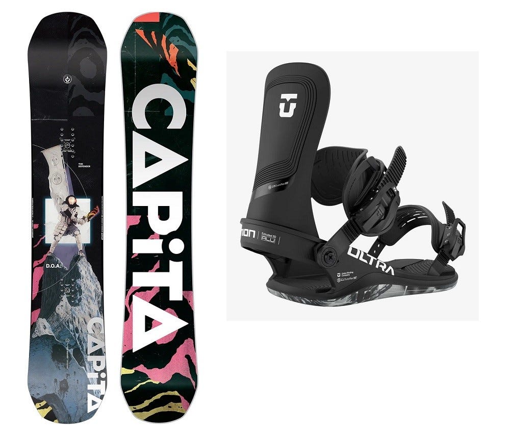 スノーボード capita doa & union ultra Capita Super D.O.A. Snowboard - 2024/2025 | REI Co-op