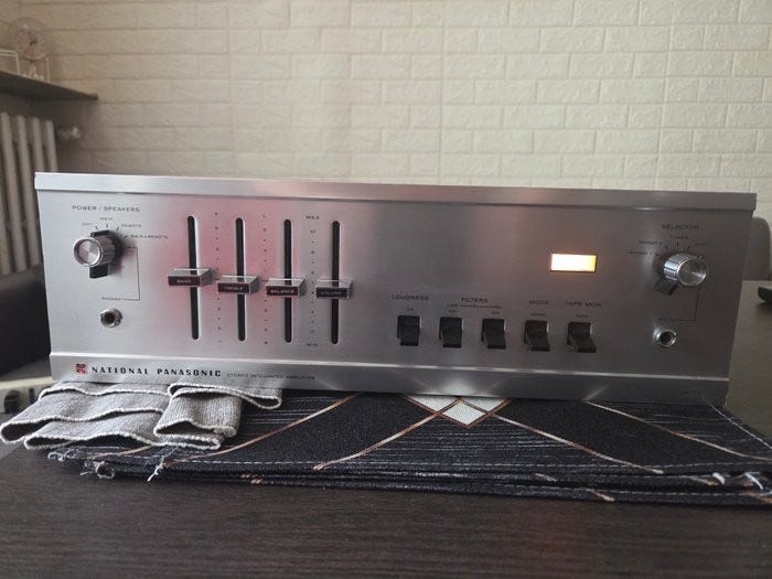 National Panasonic ステレオインテグレーテッドアンプSA-73 National Panasonic ステレオインテグレーテッドアンプSA-73