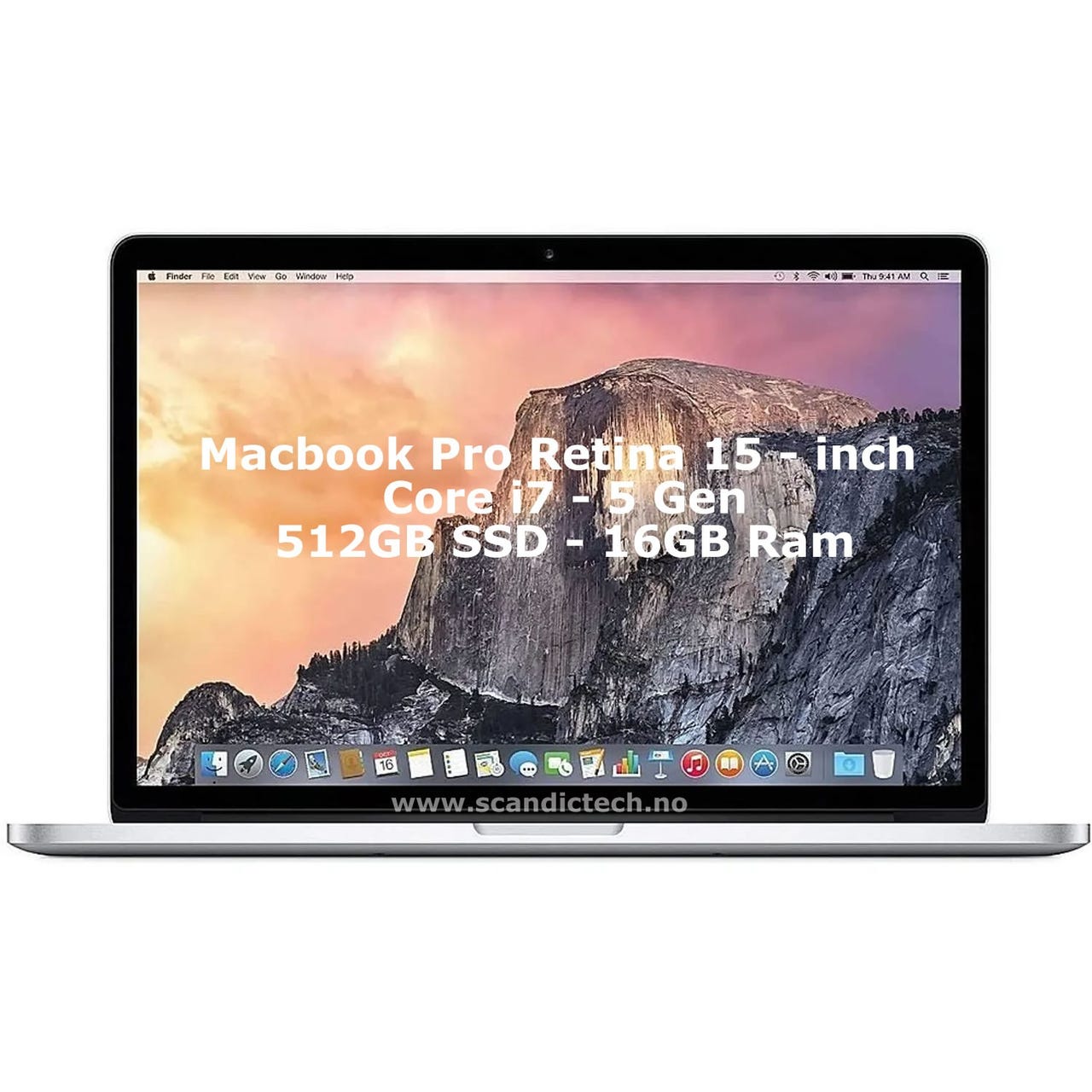 MacBook Pro Retina 15 inch Core i7? mid-2015 med 512GB SSD 16GB