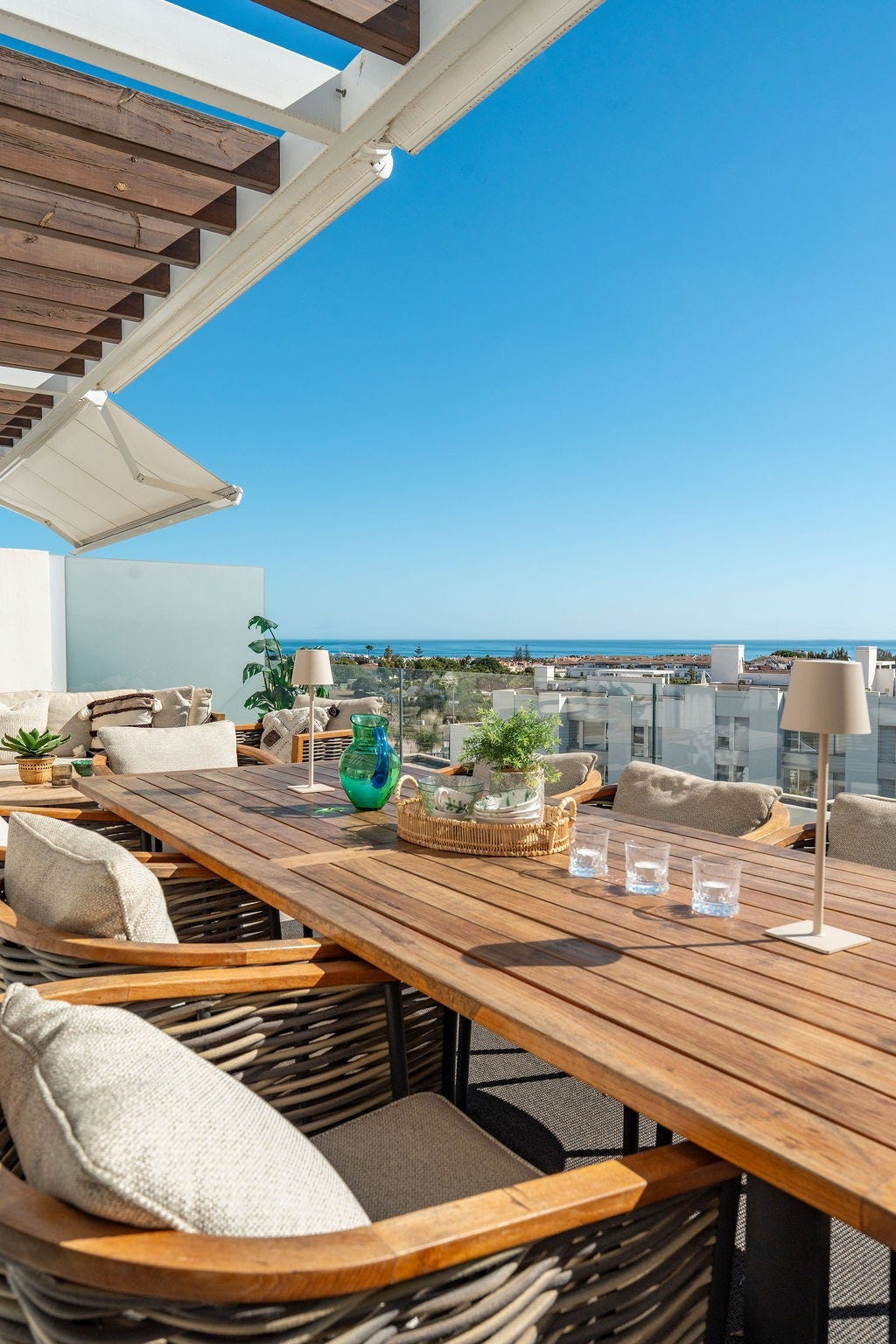 Lekker duplex-penthouse med spektakulær sjø-, fjell- og Gibraltar-utsikt - Luksuriøs bolig i populære Le Mirage – bilde 1