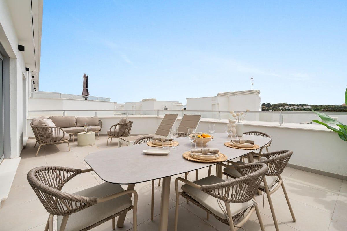 Eksklusiv toppleilighet med stor solrik terrasse og resortfasiliteter - Oceana Gardens, Estepona – bilde 1