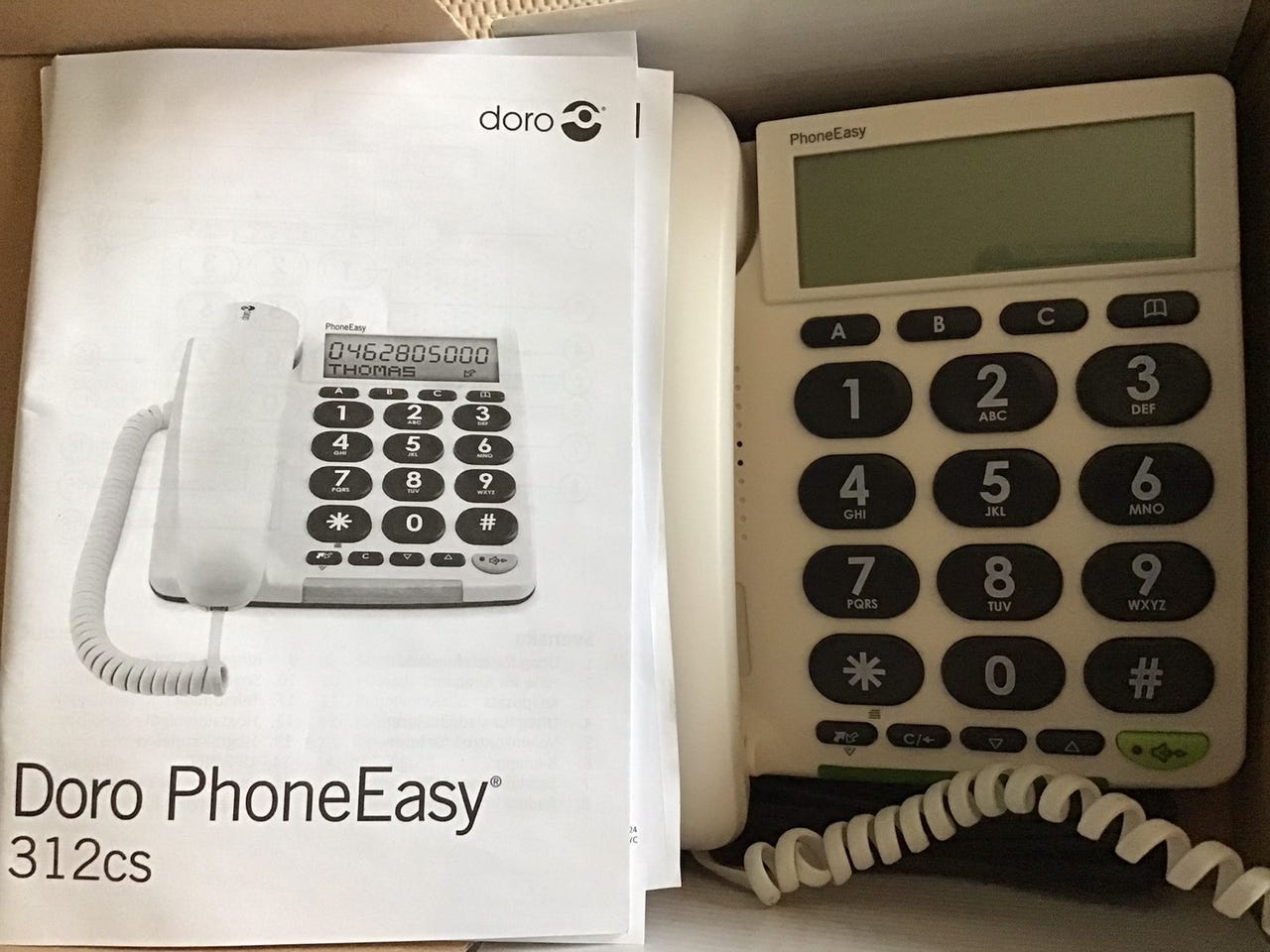 Doro PhoneEasy 100w Duo Telephone - View #3