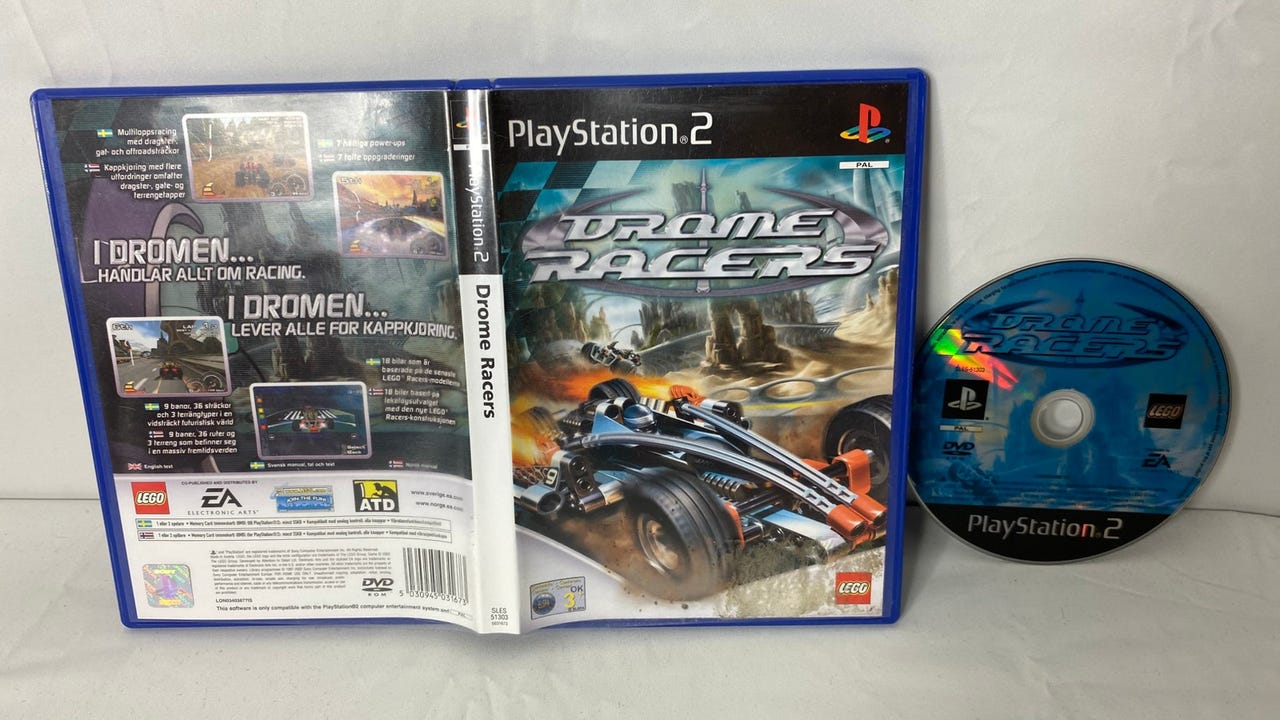 Sony PS2 - Drome Racers - Complet (Boîte, Manuel, Disque) - Bon état