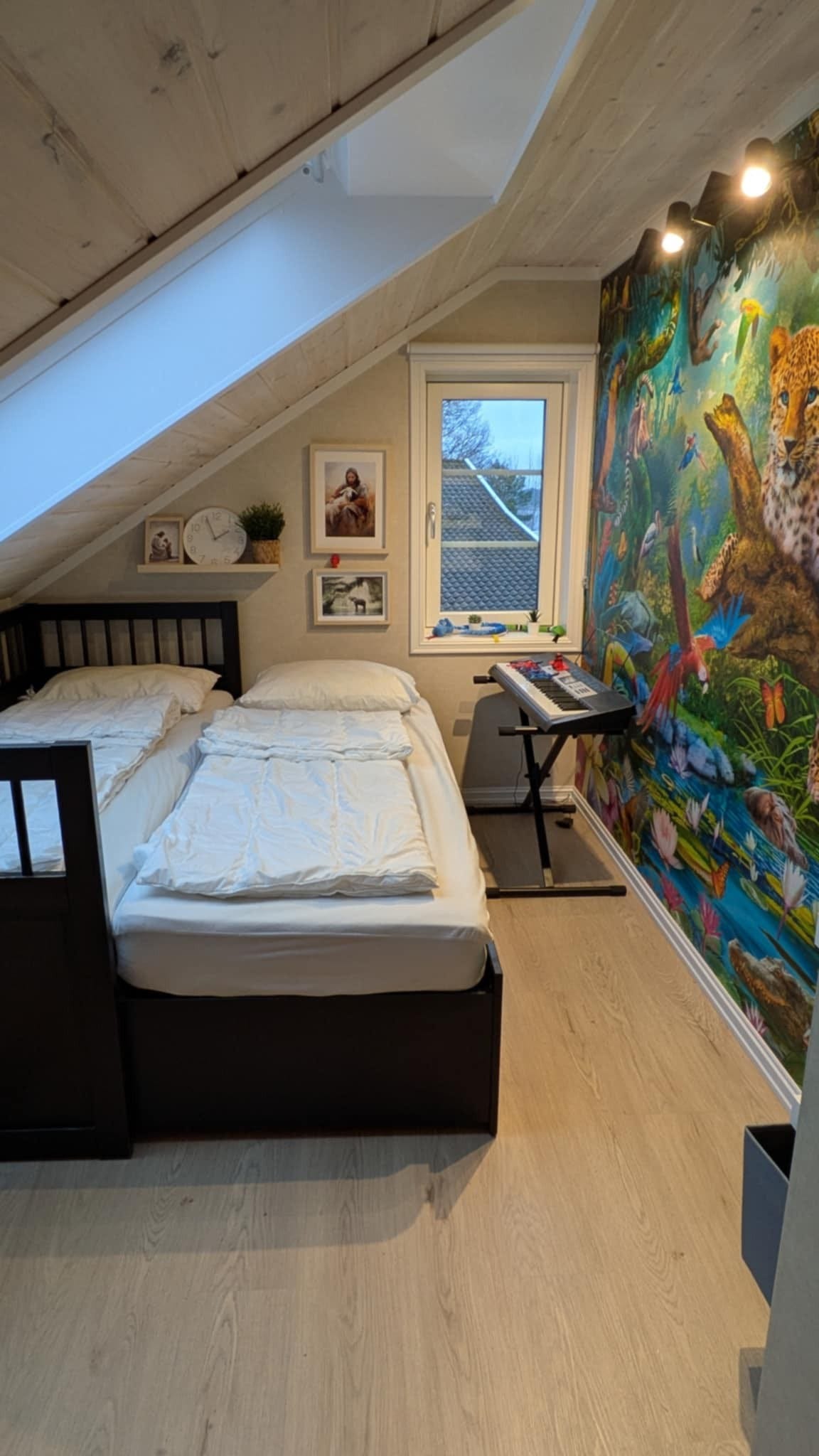 Loft soverom 2. Uttrekkbar seng. Galleribilde