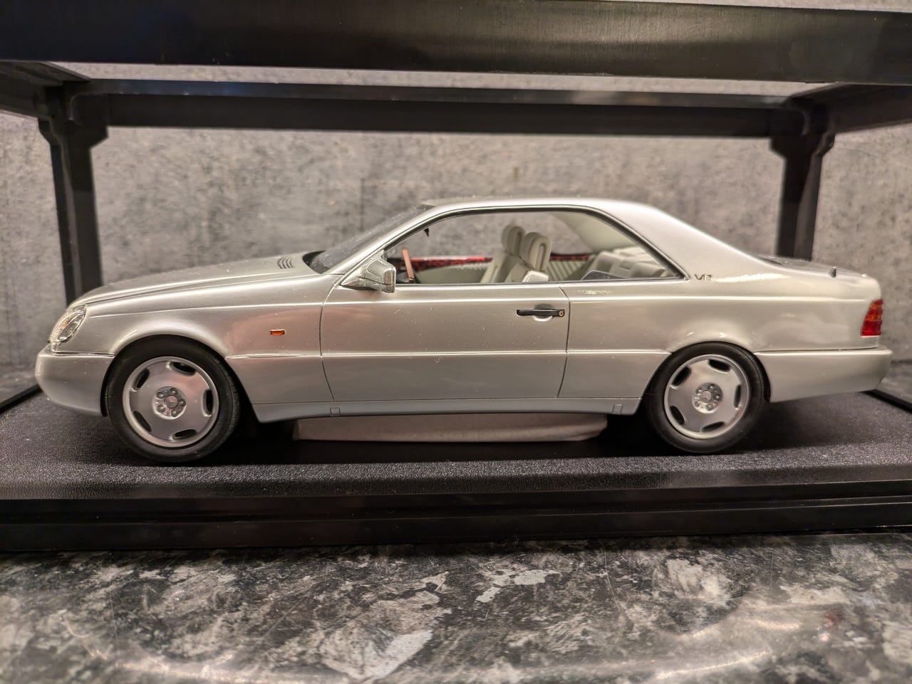 Mercedes 600 SEC C140 Noir 1992 - 1/18 Cult Models - Miniature Neuve