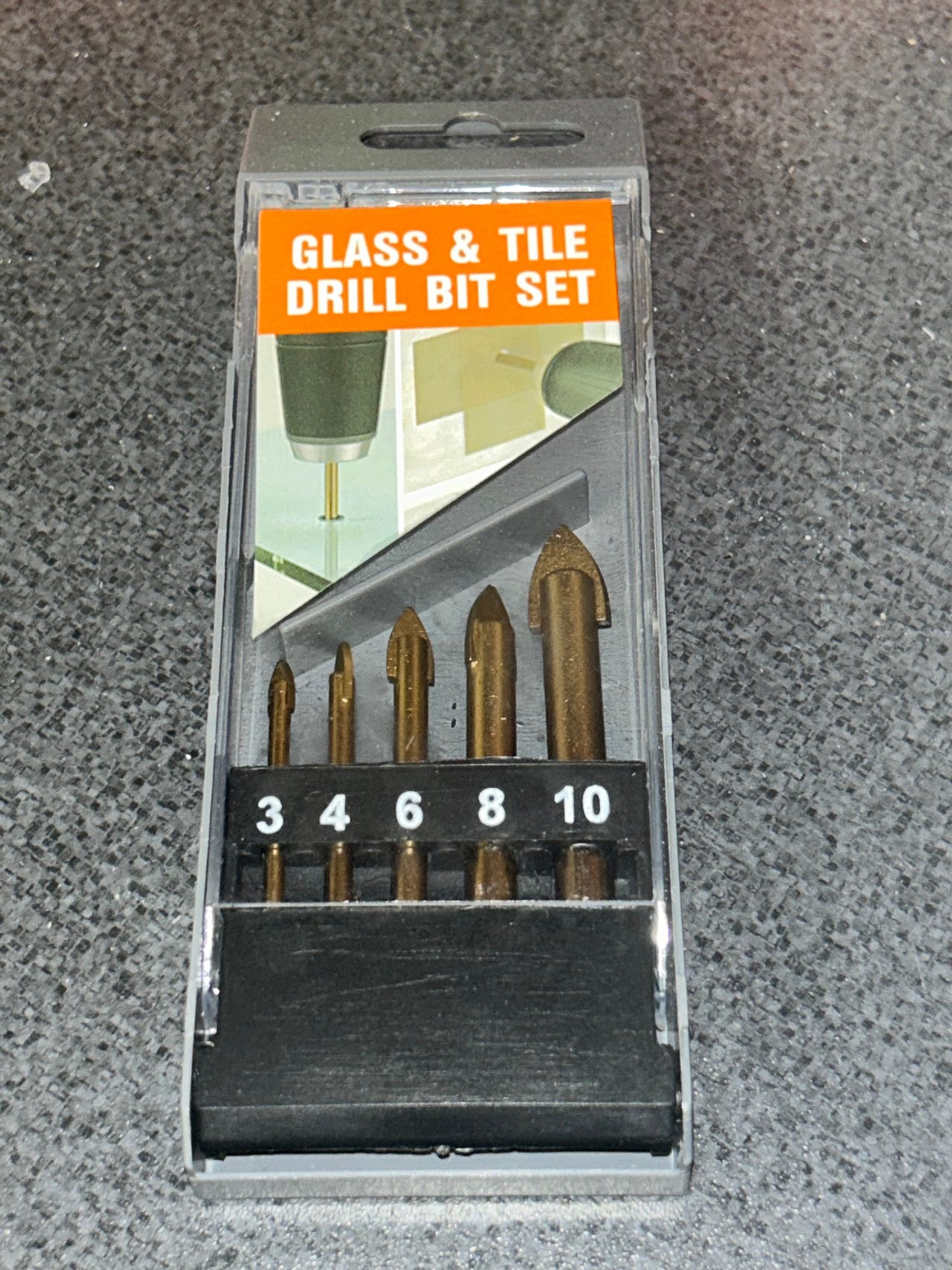 Pil Bit Glass drill bit set | FINN-torget
