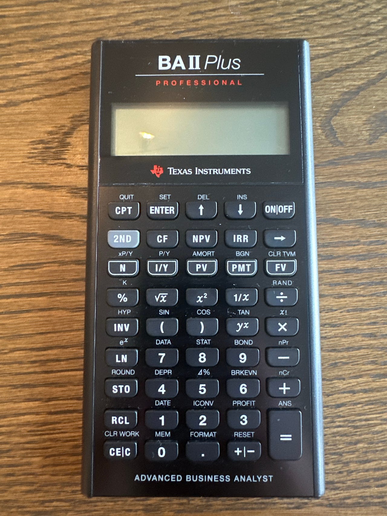 Texas Instruments BA II 2 PLUS PROFESSIONAL | FINN-torget