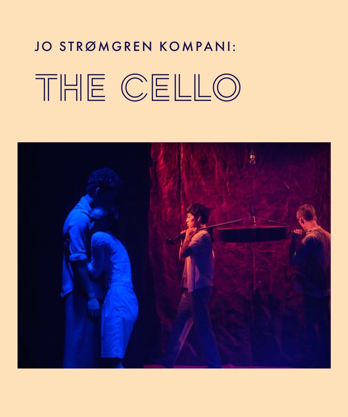Jo Str mgren The Cello I Operaen 1 Mars 2 Gode Billetter FINN torget jo-str-mgren-the-cello-i-operaen-1-mars-2-gode-billetter-finn-torget