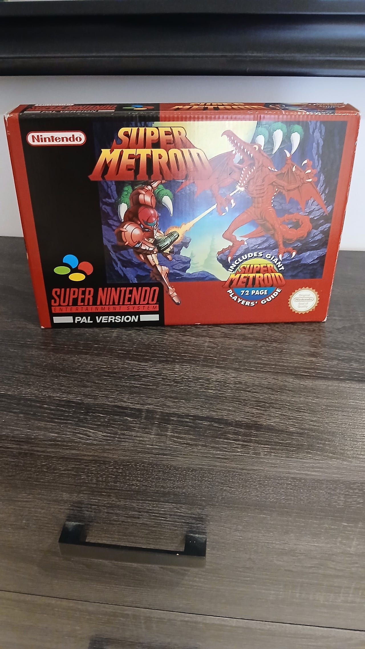 SNES Super Metroid Big Box PAL FINN-torget