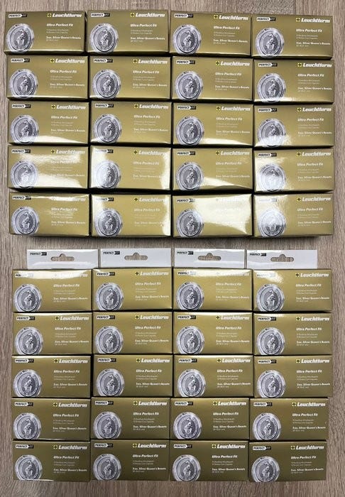 50 Safe Münzkapseln 32,5 mm RANDLOS für 10 Euro