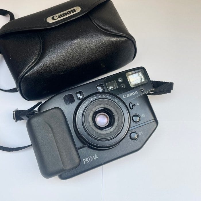 F Point Camera Canon Prima Zoom F Point and Shoot Analogt kamera | FINN-torget