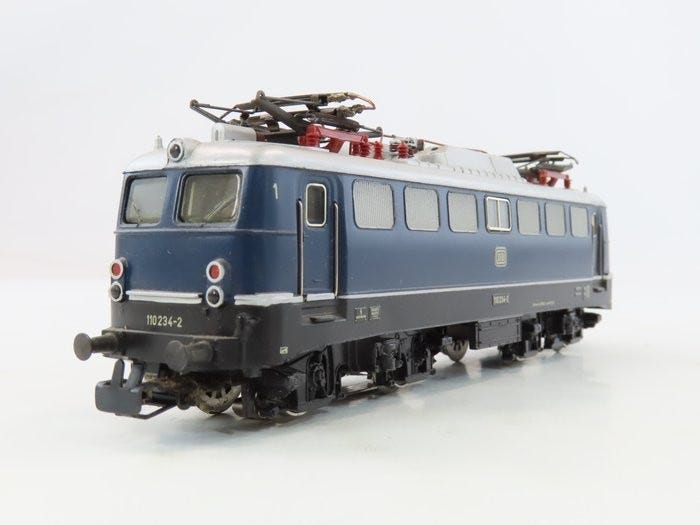 Locomotive électrique Märklin 3039 - DB 110 234-2 - Voie Ho - Bleue (Occasion)