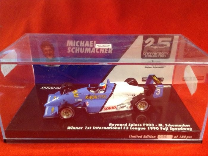 Reynard Spiess 903 Schumacher Winner Macau 1990 Crashed Minichamps 1/18