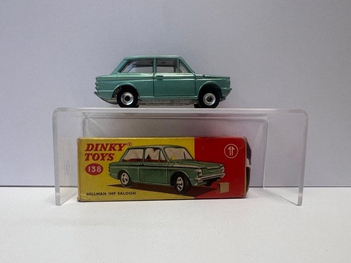 Dinky Toys 138 Hillman Imp Saloon Avec Bagages - Miniature 1/43, Comme Neuve, Boîte D'origine