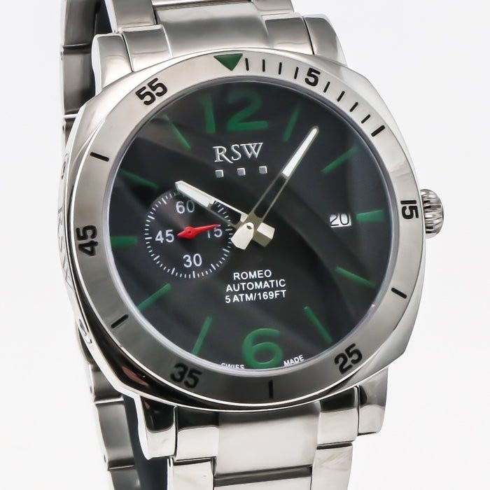 RSW - Romeo - Automatic Swiss Watch - RSWA154-SS-12 - Ingen ...