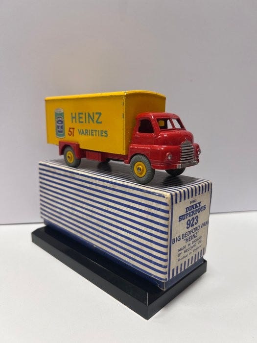 Camion Dinky Toys GB N°923 – Big Bedford HEINZ, 1/43, Métal, Jaune, D'occasion