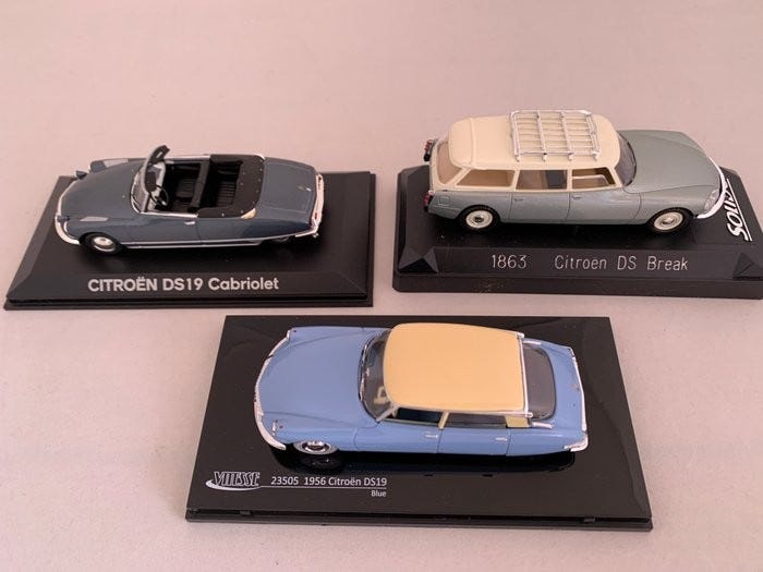 Micro Norev / Anguplas Mini Cars Citroen DS 19 Moule Norev